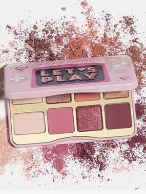 Too Faced Let's Play Mini Eyeshadow Palette NEW Gamer Girl Bubblegum Limited